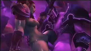 Orc Warlock fucked! (ਕ੍ਰੈਡਿਟ ਲਈ ਬਾਹਰ ਚਲਾ Rexxart!)